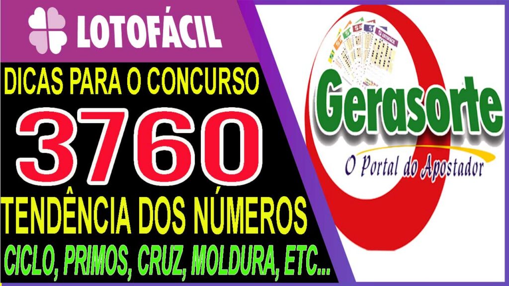 Dicas para LOTOFACIL 3760