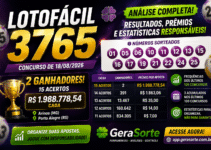 Análise completa do concurso 3765 da Lotofácil: resultados, rateios e dicas para organizar suas apostas