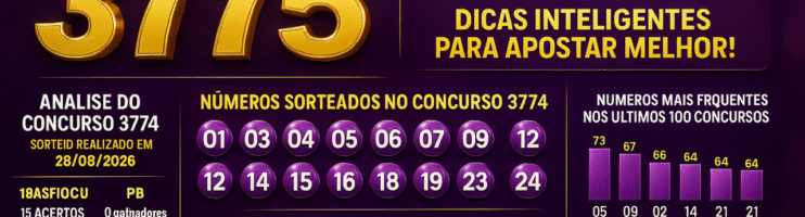 Dicas para o concurso 3775 da Lotofácil: análise e estratégias
