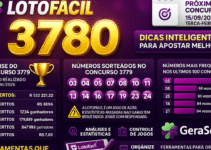 Dicas para o concurso 3780 da Lotofácil: análise e organização das apostas