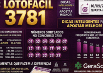 Dicas para o Concurso 3781 da Lotofácil