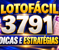 LOTOFACIL 3791 DICAS E ANALISE – CANAL GERASORTE